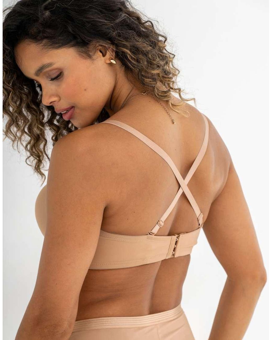 Pour Moi Brown Definitions Strapless Bra