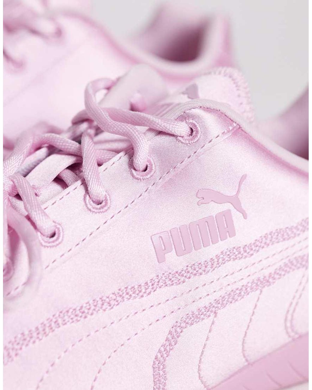 PUMA Pink Speedcat Satin Trainers