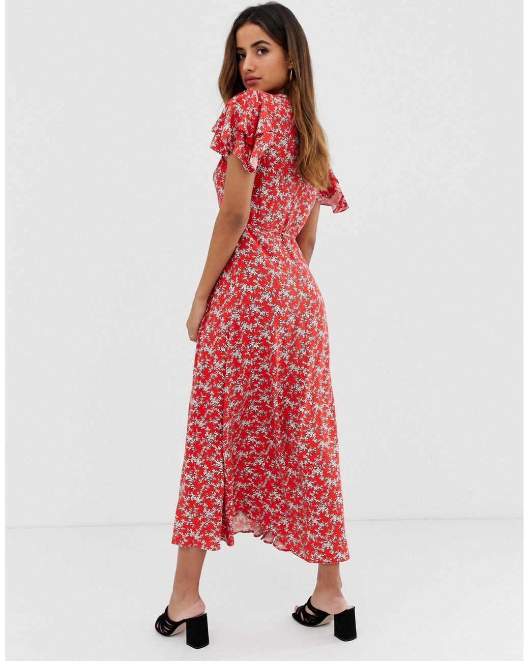 french connection cerisier tea dress