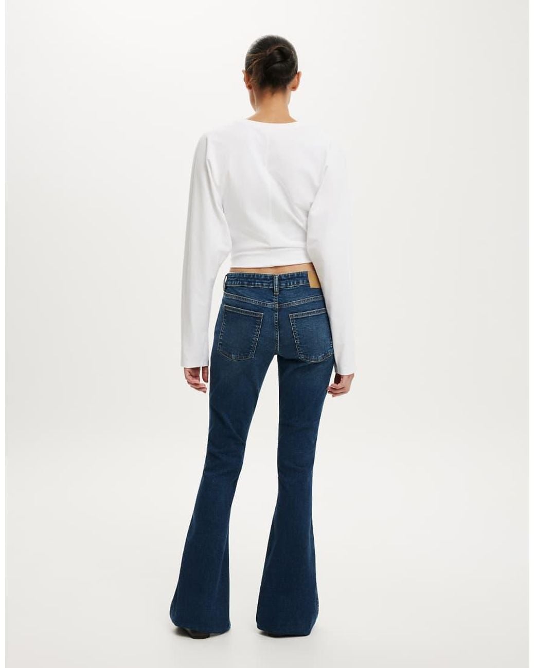 Cotton On Blue Mid Rise Bootcut Jean