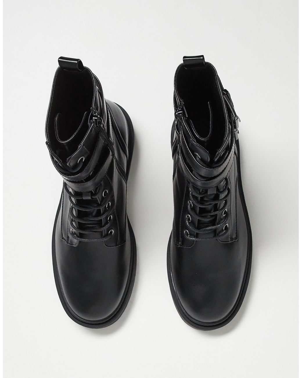 ASOS – schnürstiefel in Black für Herren