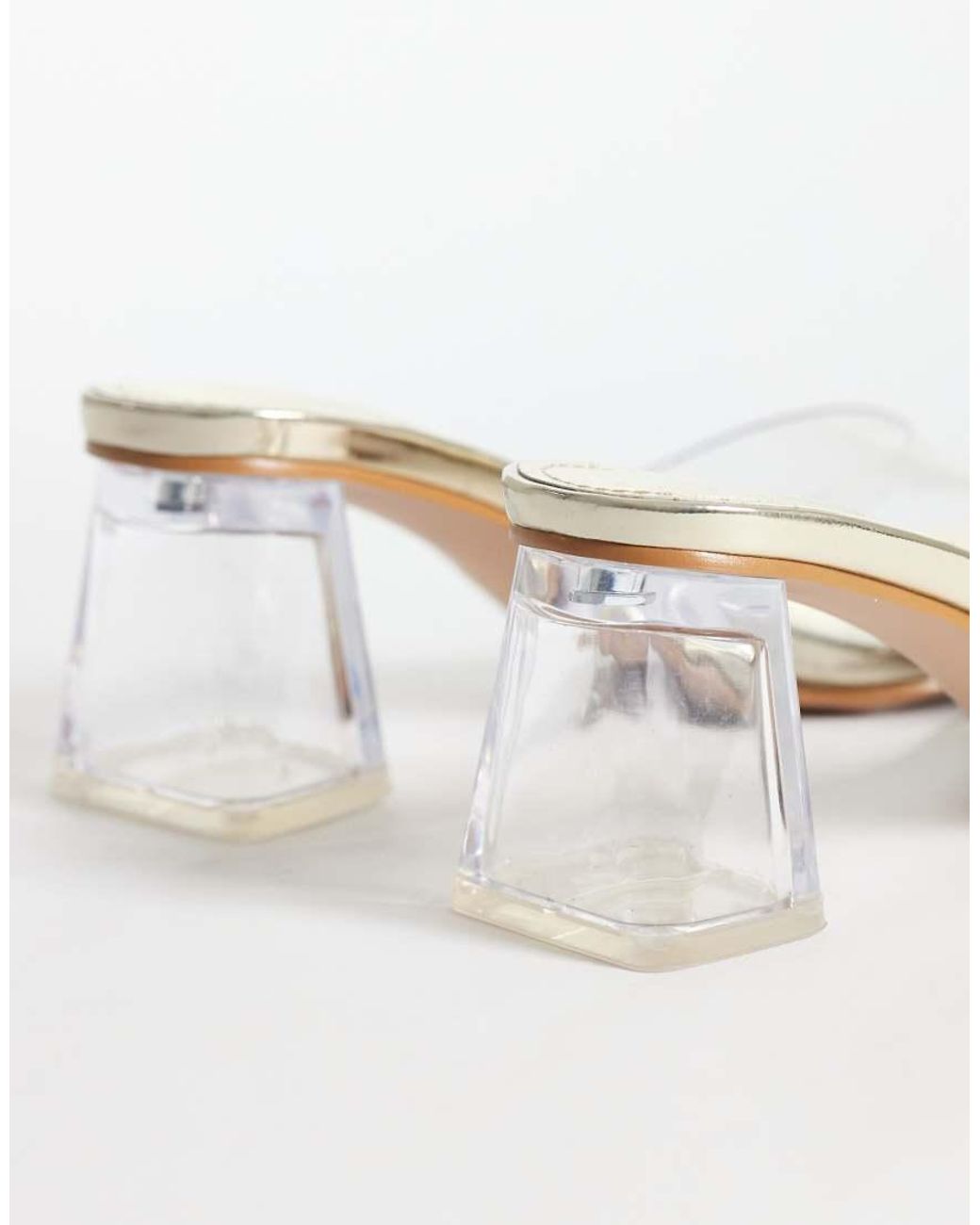SIMMI White Simmi London Deena Block Heel Sandals