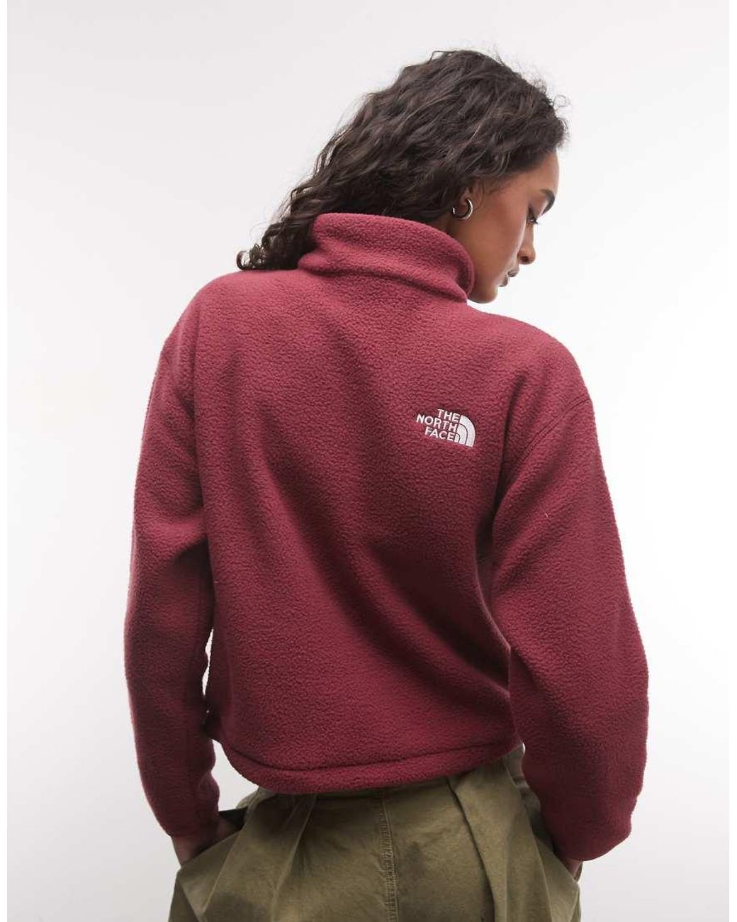 The North Face Red Fleeski 1/4 Zip