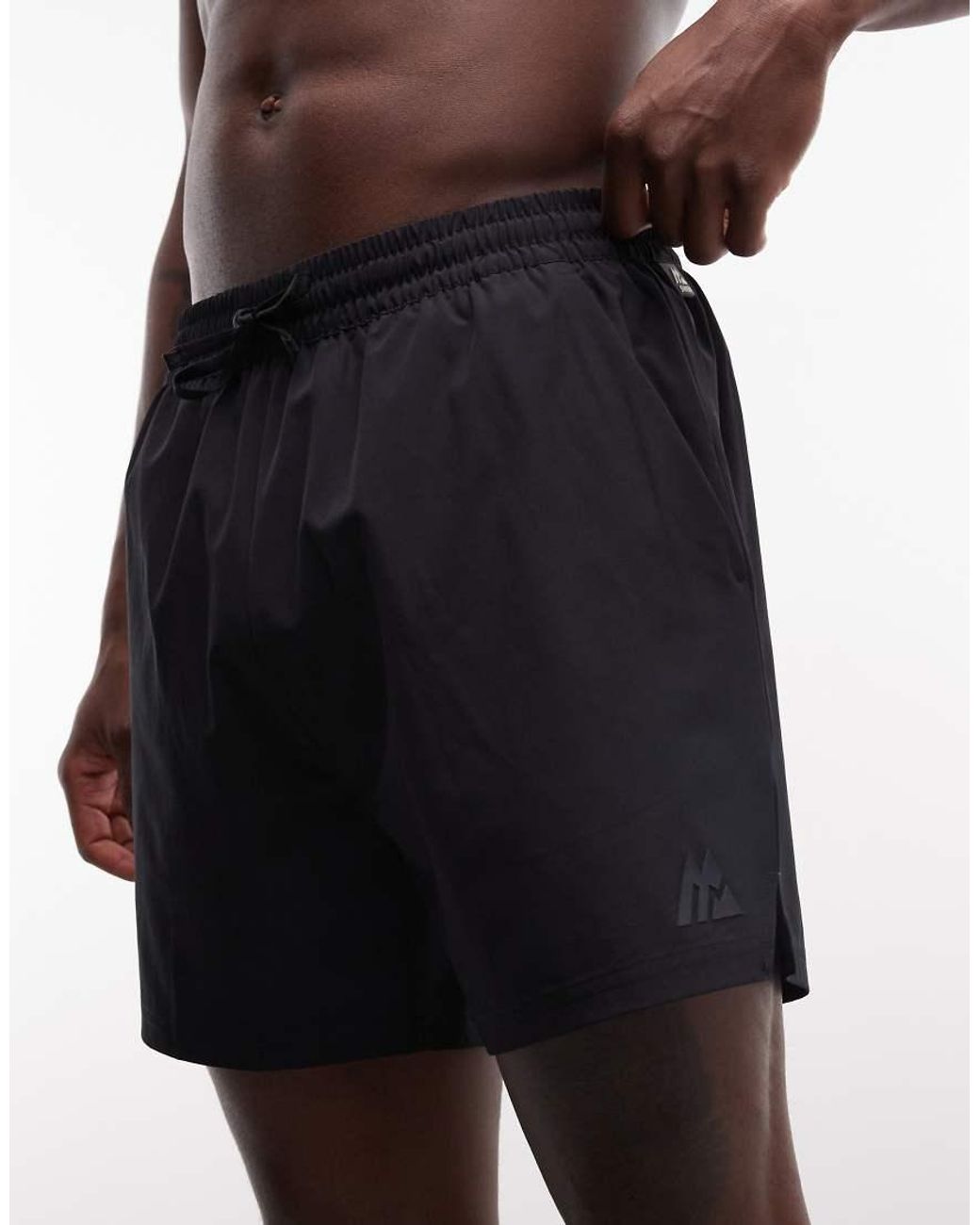 MONTIREX Brown Monogram Swim Shorts for men