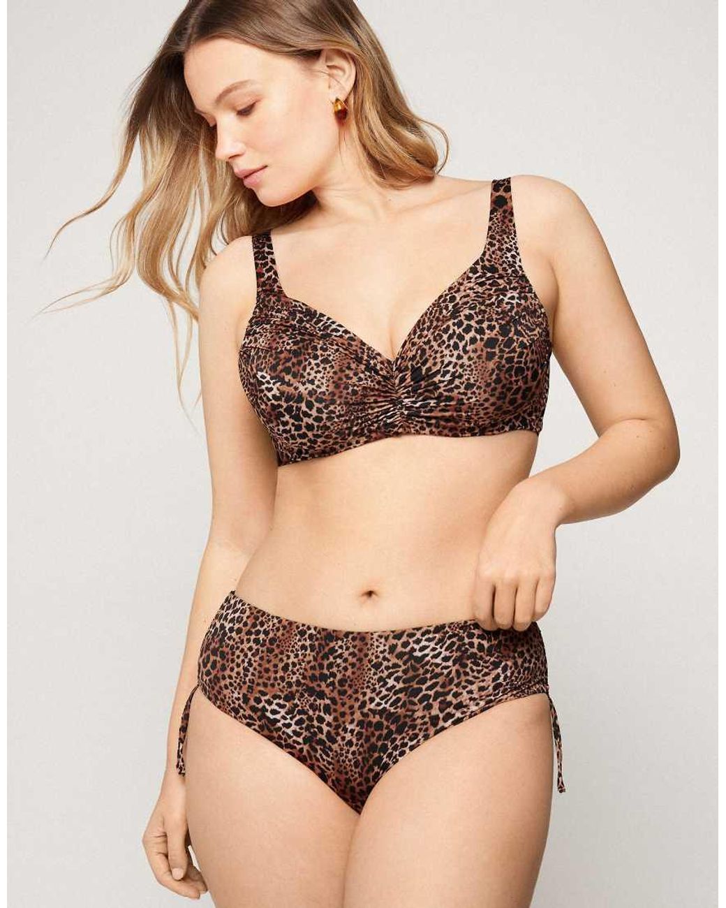 Tezenis Brown Savage Sun Bikini Top