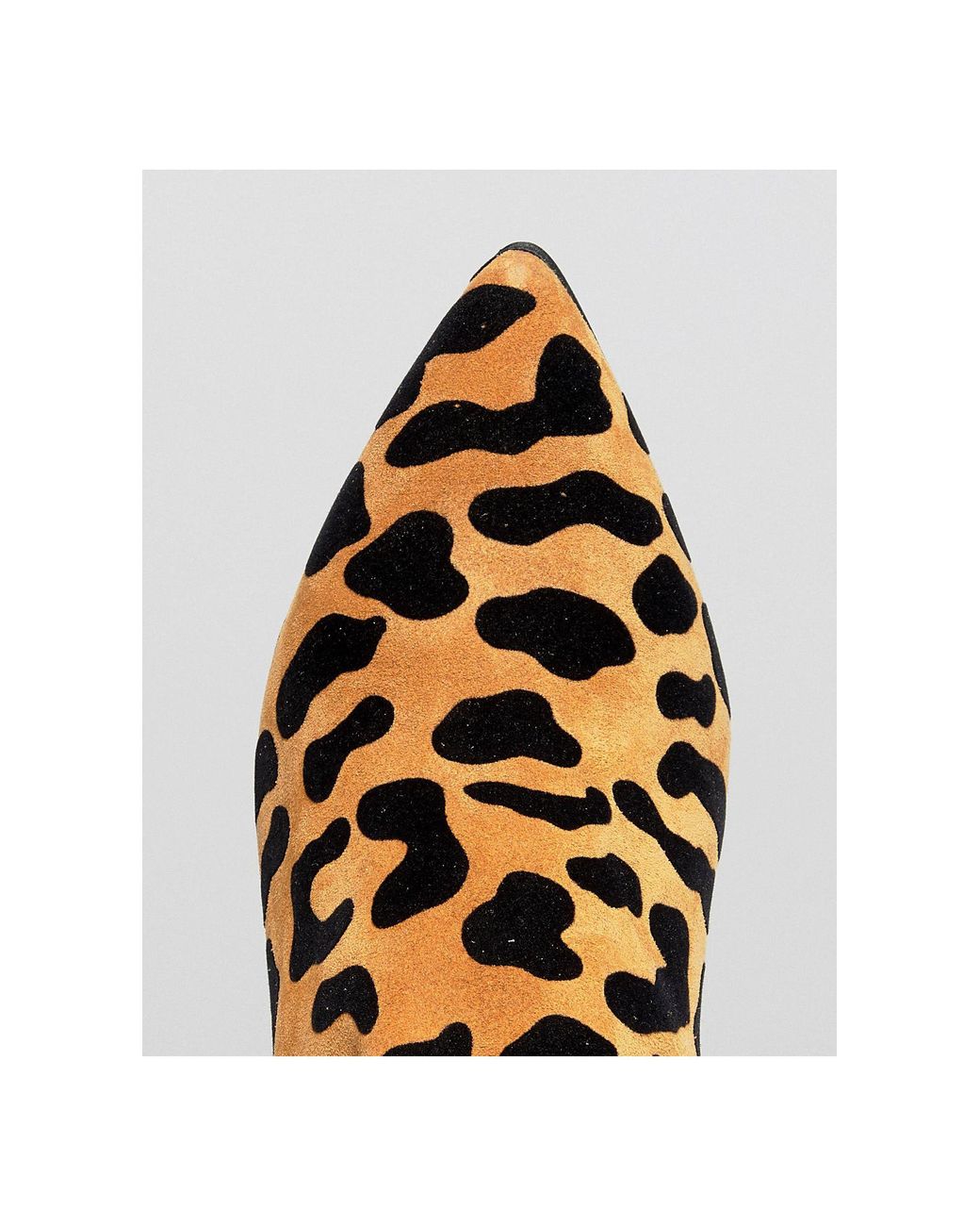 Office leopard top print boots