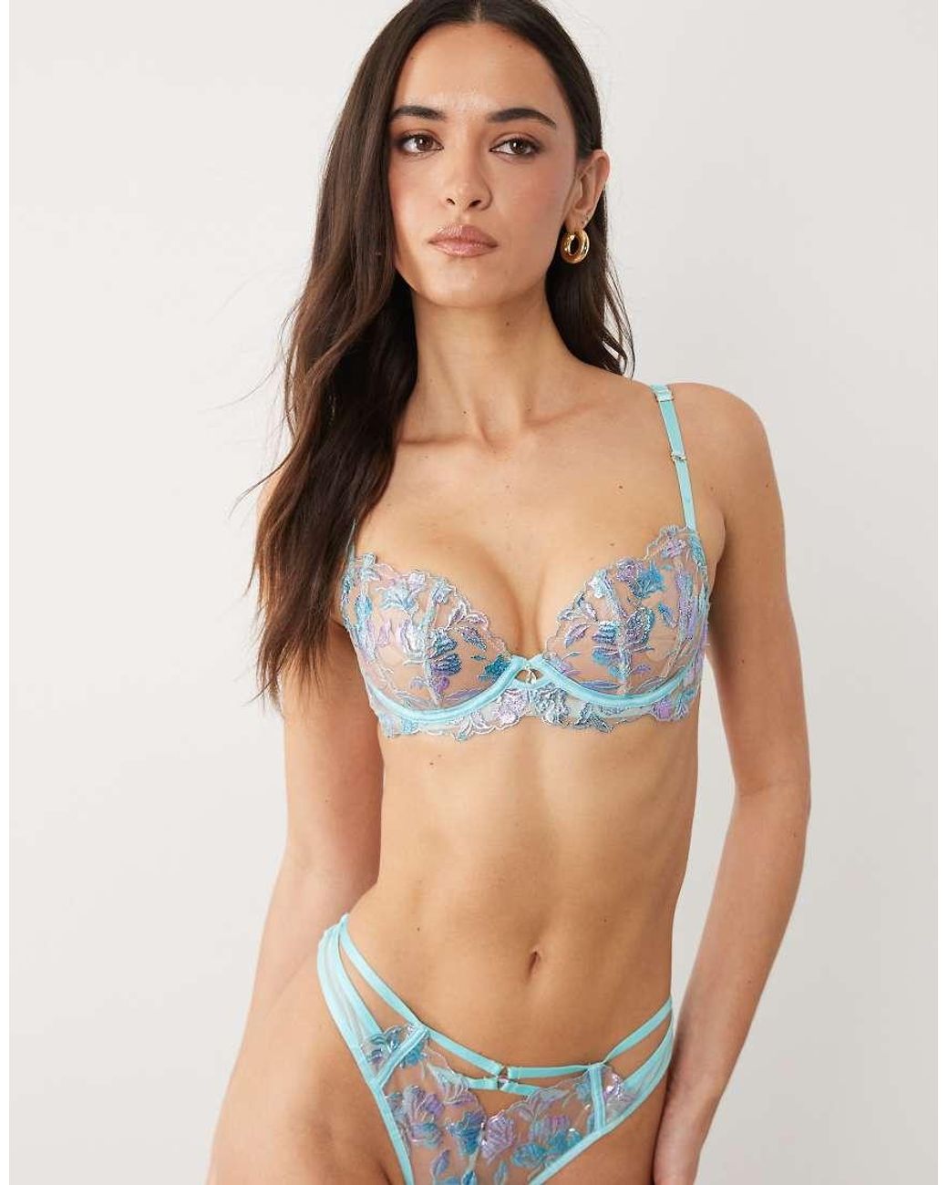 Ann Summers Blue Euphoric Non Padded Balcony