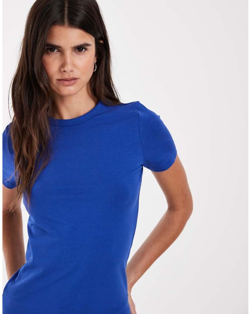 JJXX Blue Fitted Tee