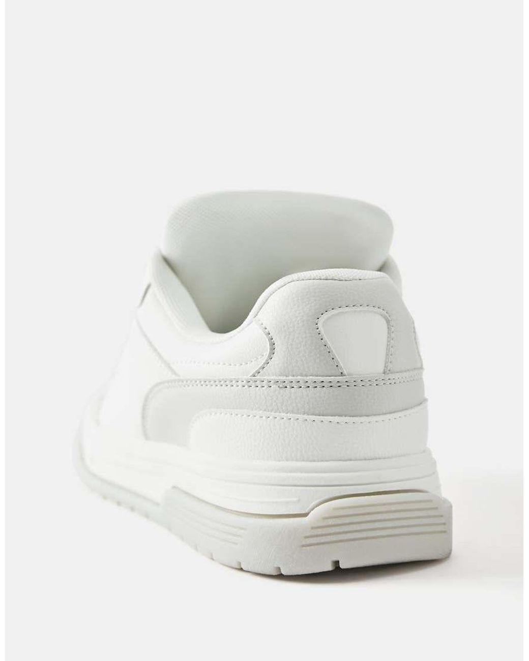 Pull&Bear White Stwd Trainers for men