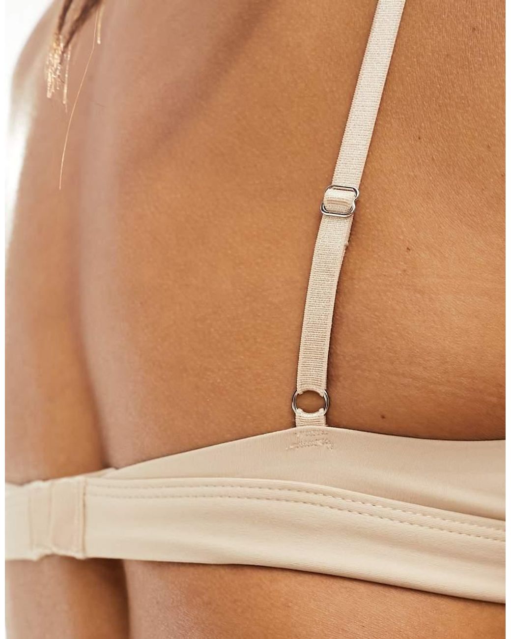 ASOS White Marina Smoothing Triangle Bra