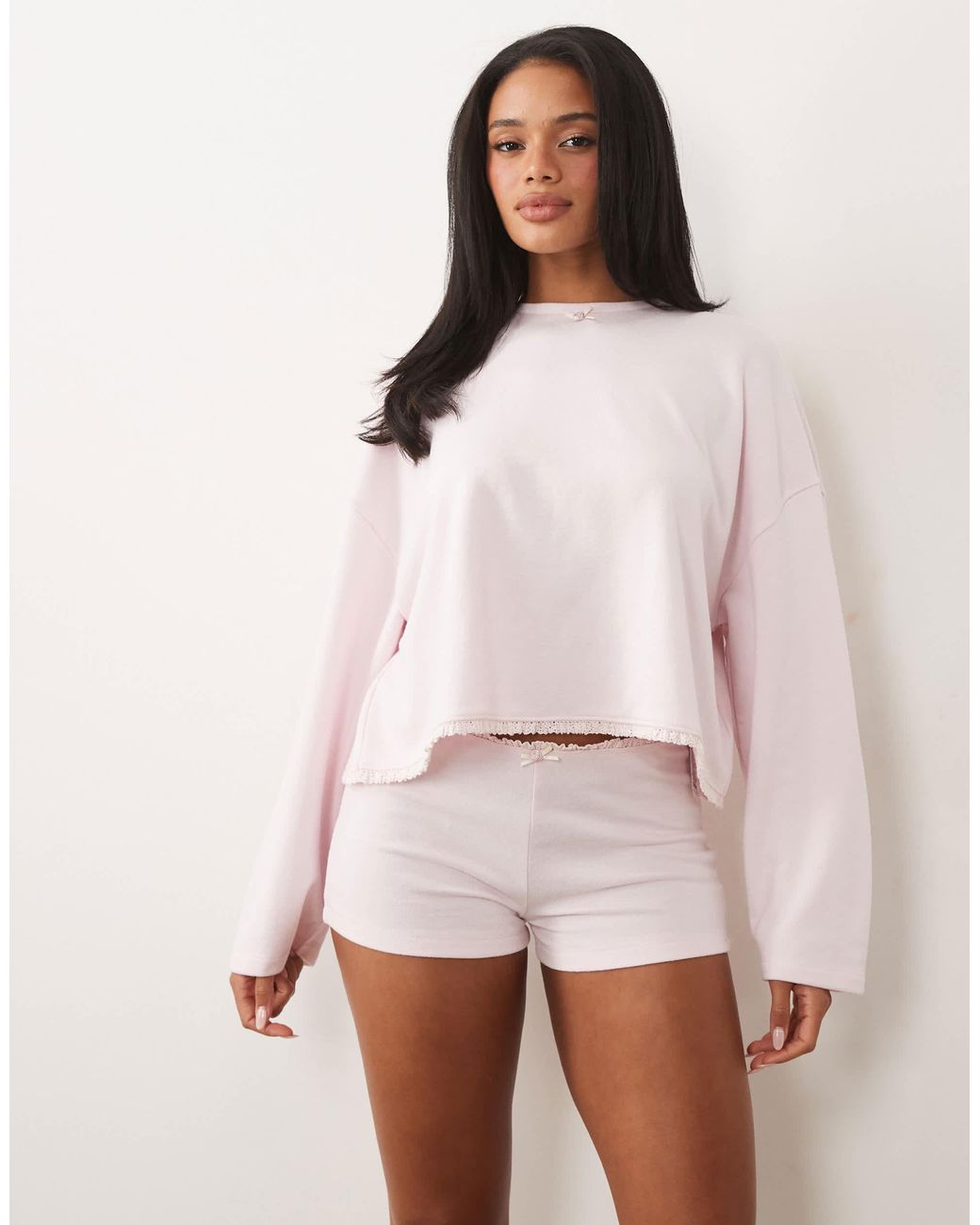 Short ASOS en coloris Pink