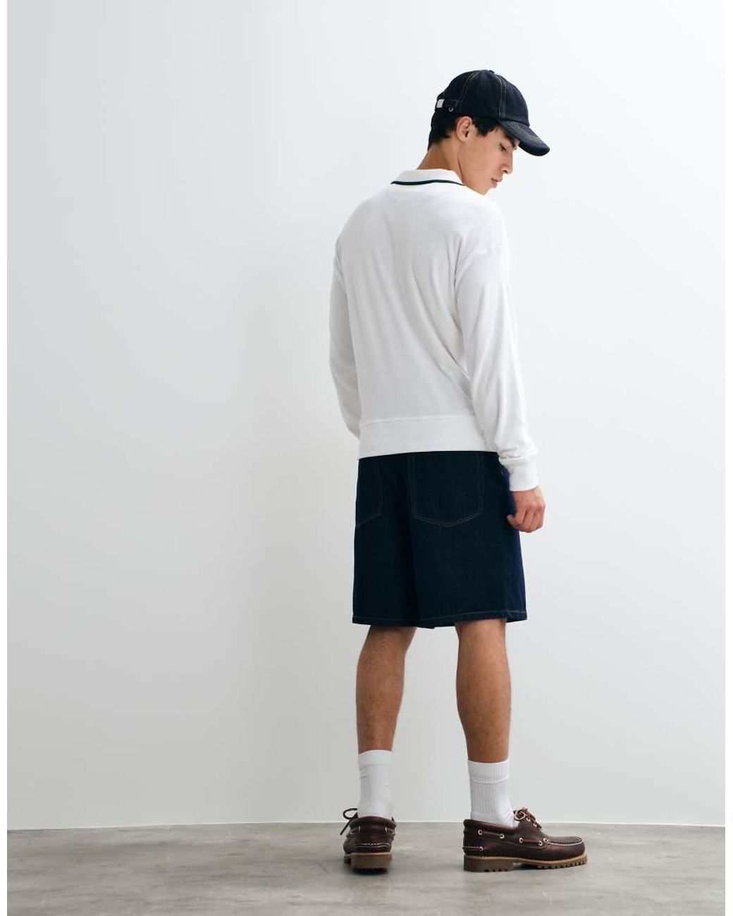 Polo Ralph Lauren White Longsleeve Knit Relaxed Sweatshirt for men