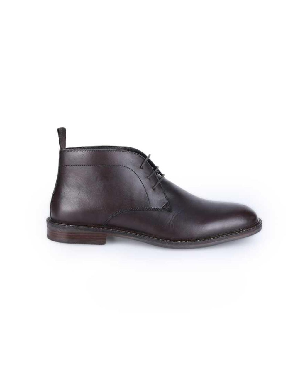 Thomas Crick Black 'Hutchins' Leather Chukka Ankle Lace-Up Boots for men