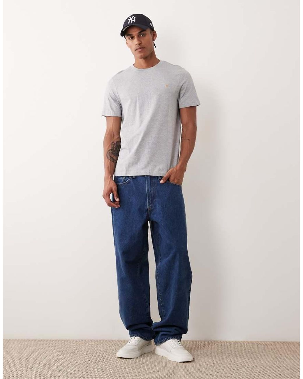 Farah Gray Danny Cotton T-Shirt for men