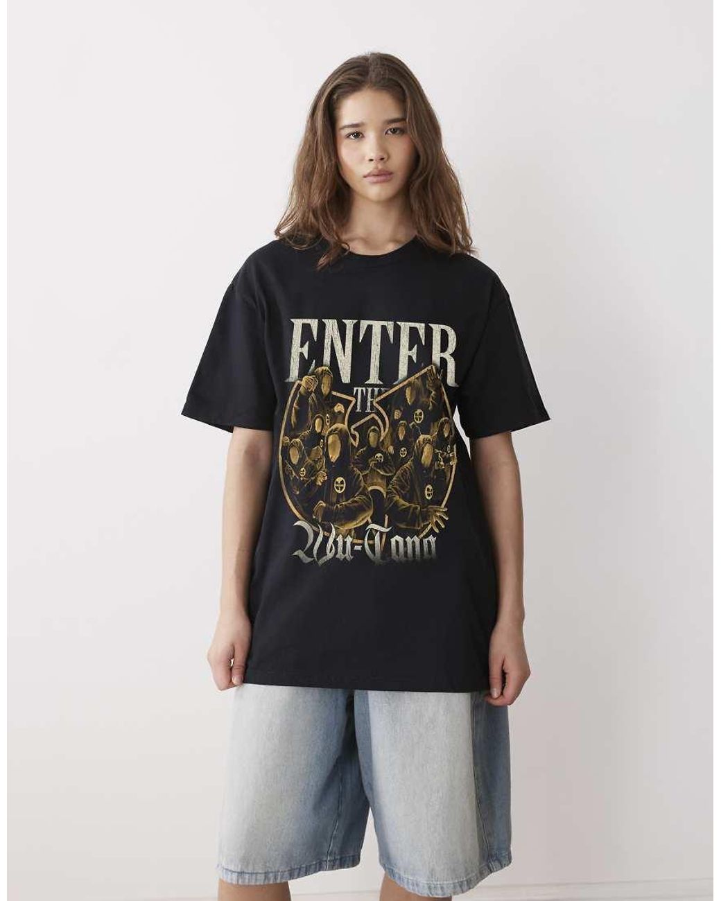 PRNT Black X Wu-Tang Clan Enter The Wu Relaxed Fit T-Shirt