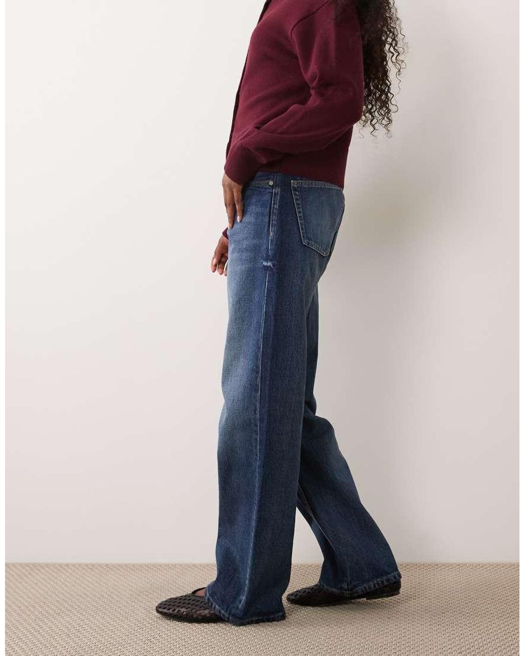 Mango Blue Miami 100% Cotton Straight Jean