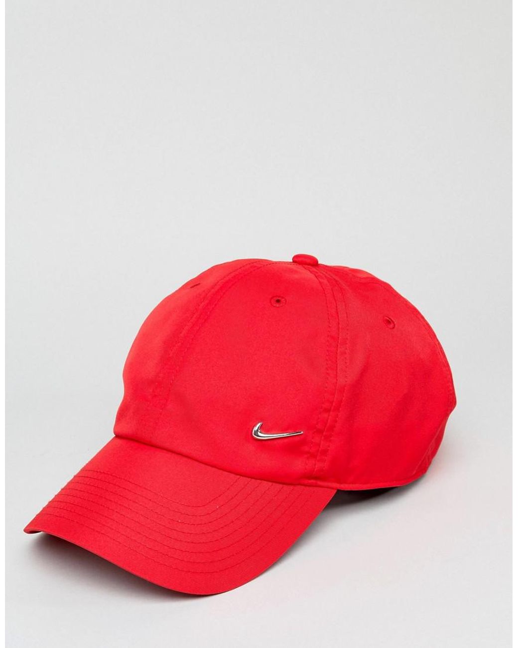 Nike Metal Swoosh Cap In Red 943092-657 for Men | Lyst Australia