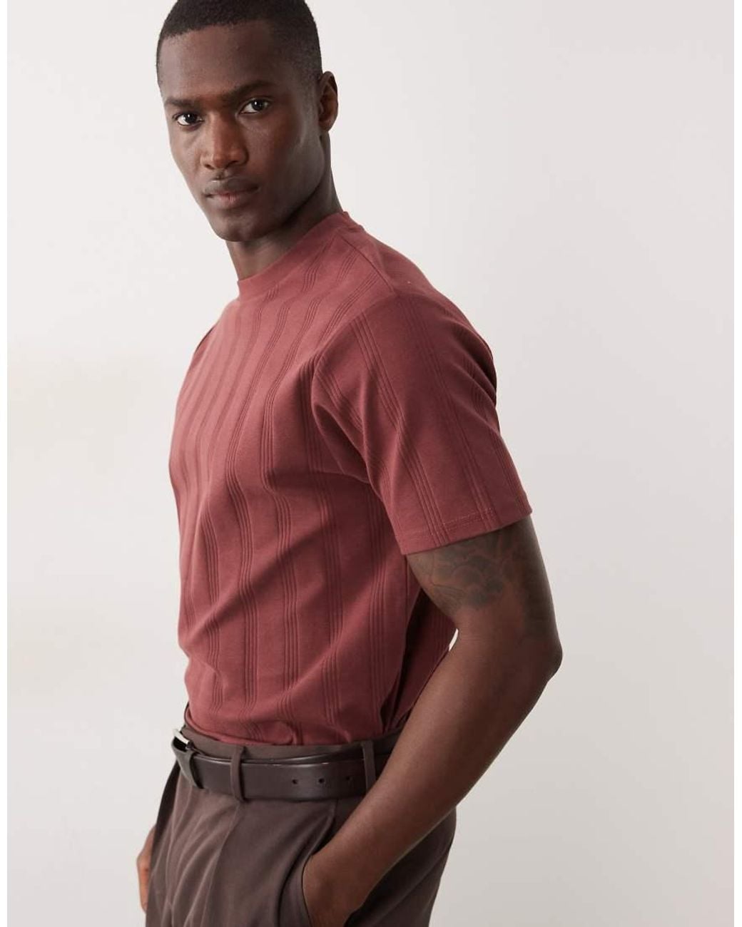 ASOS Red Regular Fit T-shirt for men