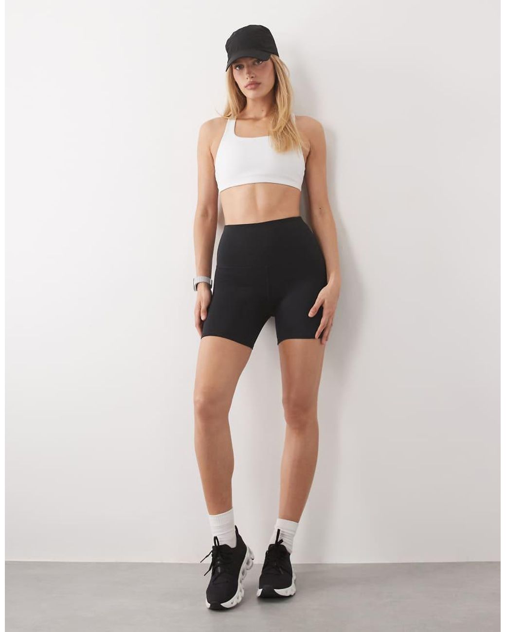 4505 Gray Active Medium Support Sports Bra With Removable Padding