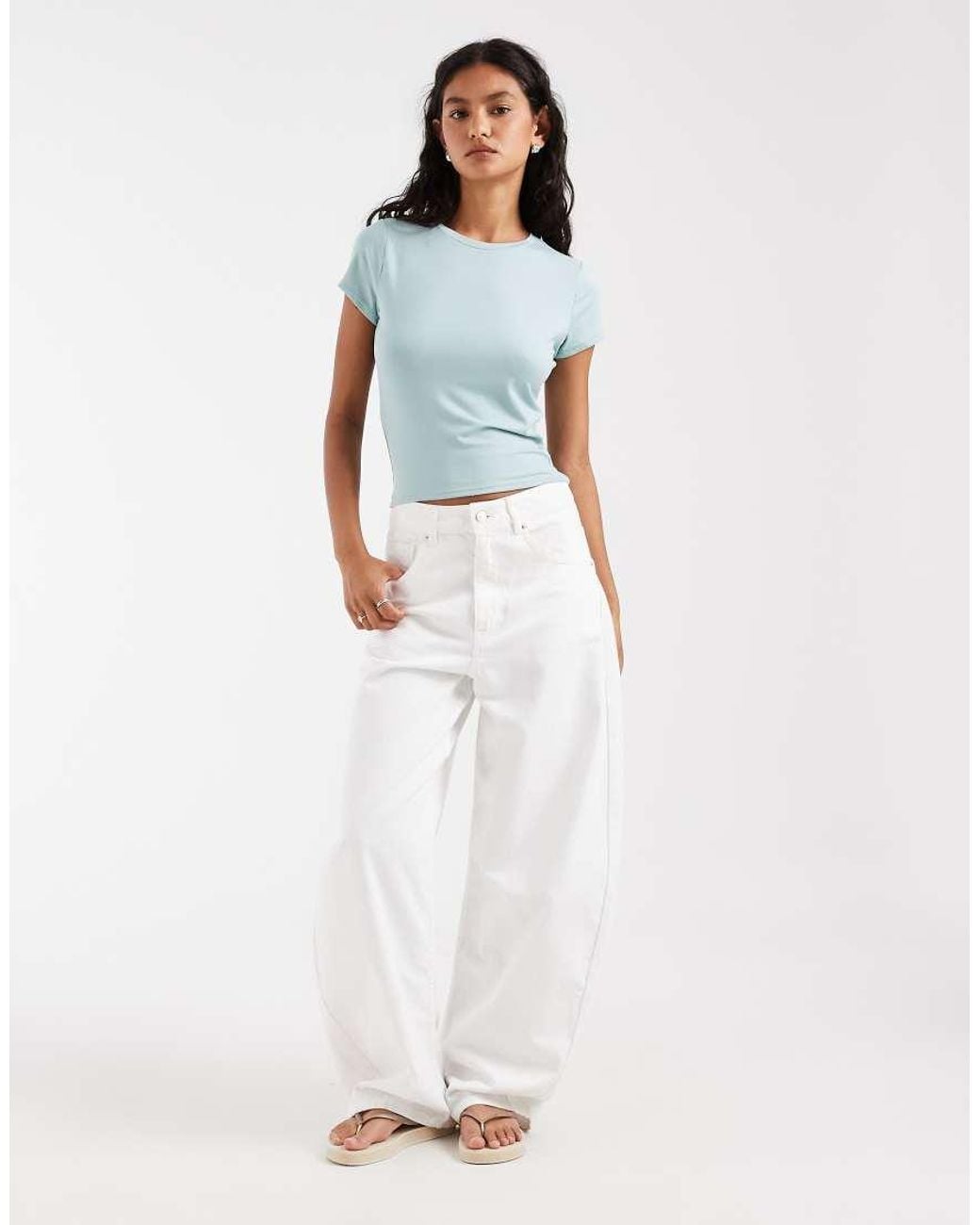 Hollister Blue Seamless Baby Tee