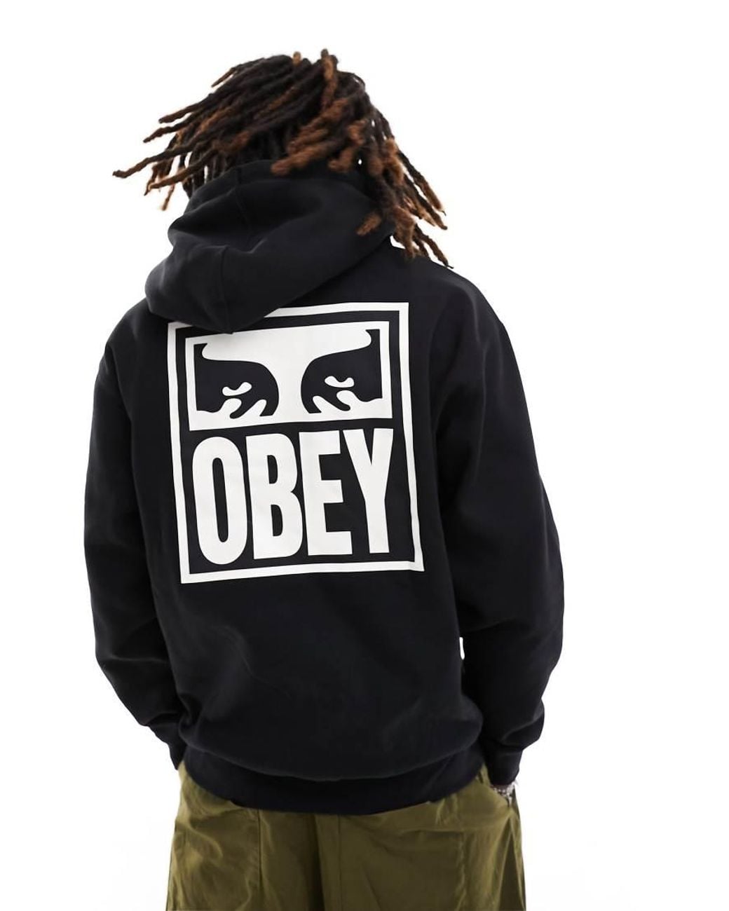 Obey Black Icon Eyes 2 Unisex Hoodie