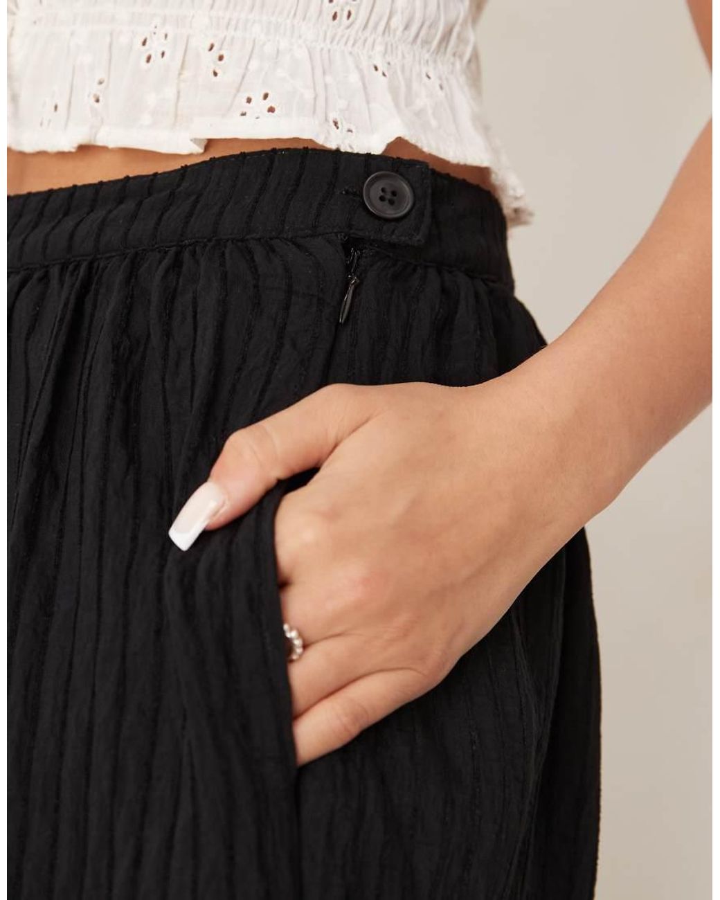 ASOS Black Billow Trouser
