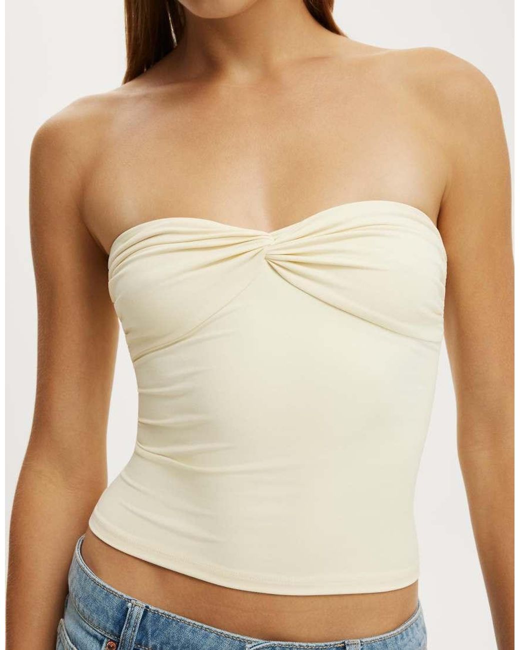 Cotton On Blue Hold Me Twist Bandeau
