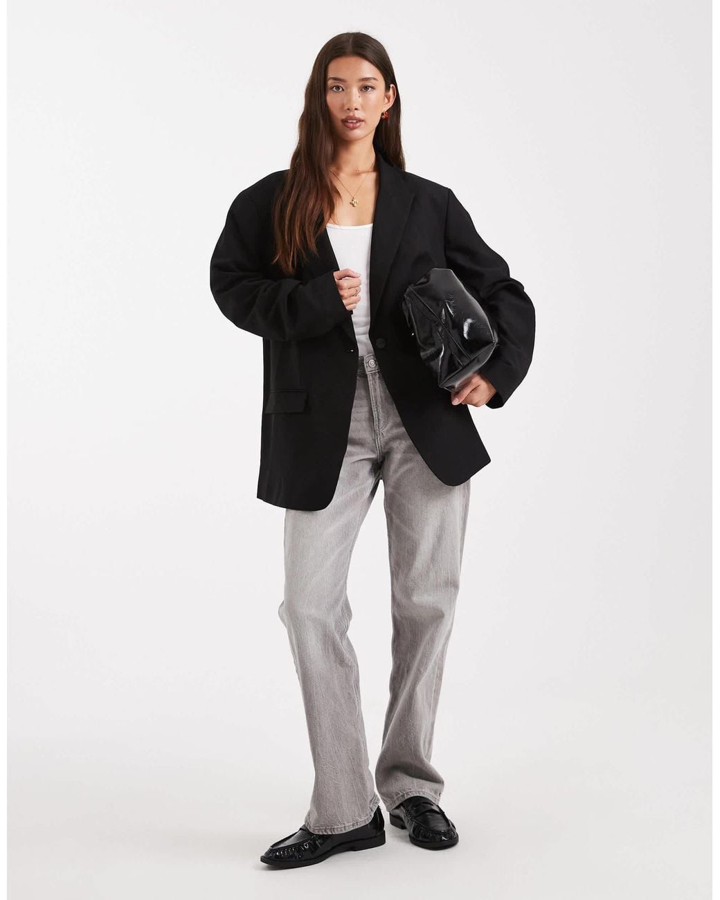 ASOS Black Tailored Oversized Blazer