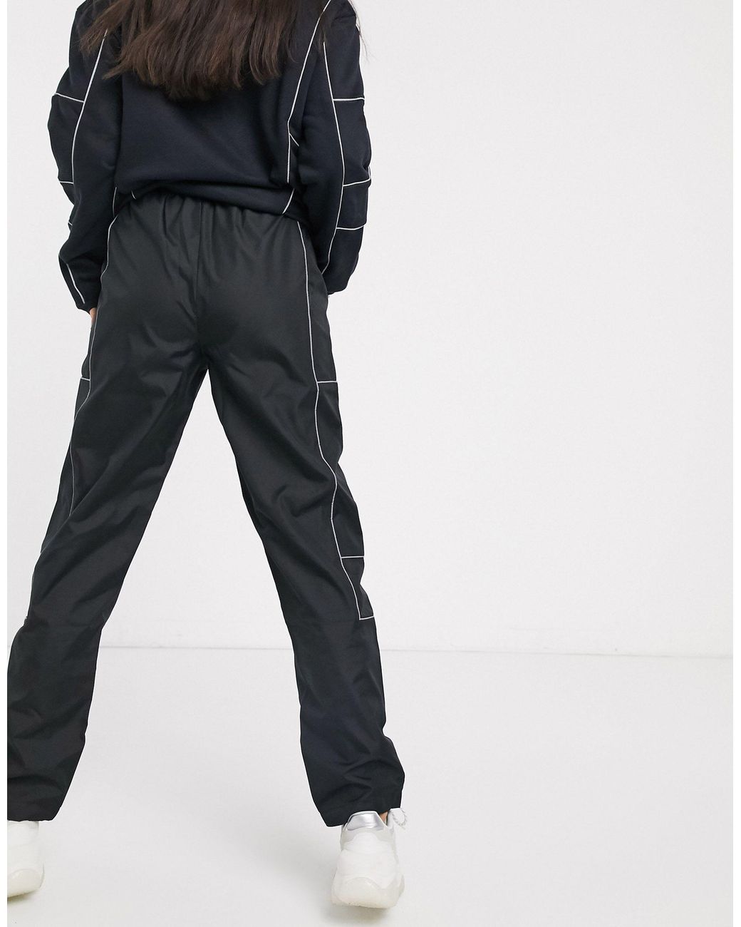 north face reflective tracksuit