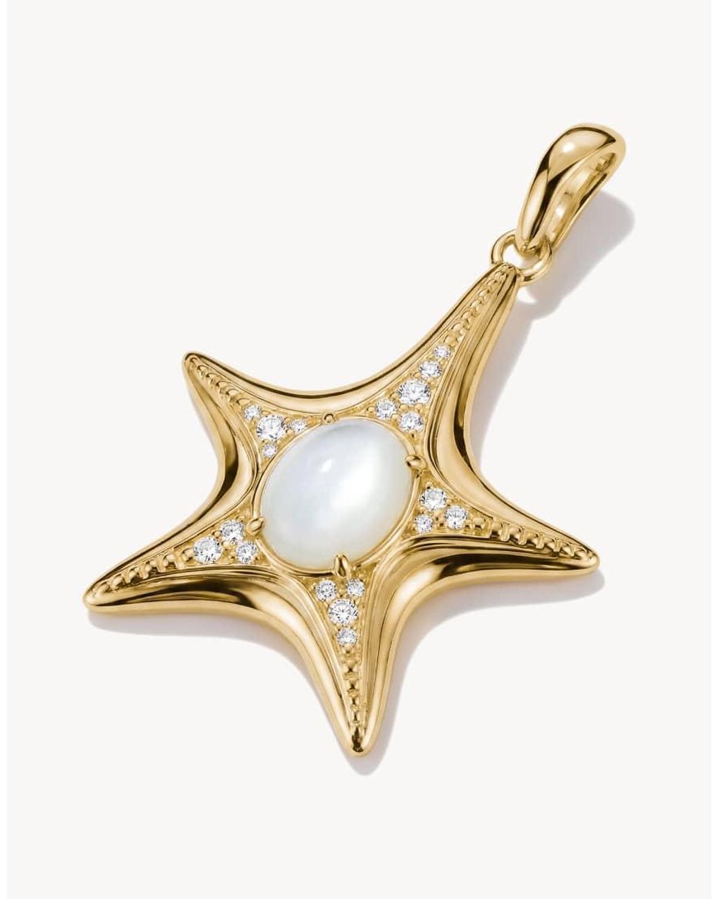 Thomas Sabo Metallic Pendant Starfish With Mother-of-pearl
