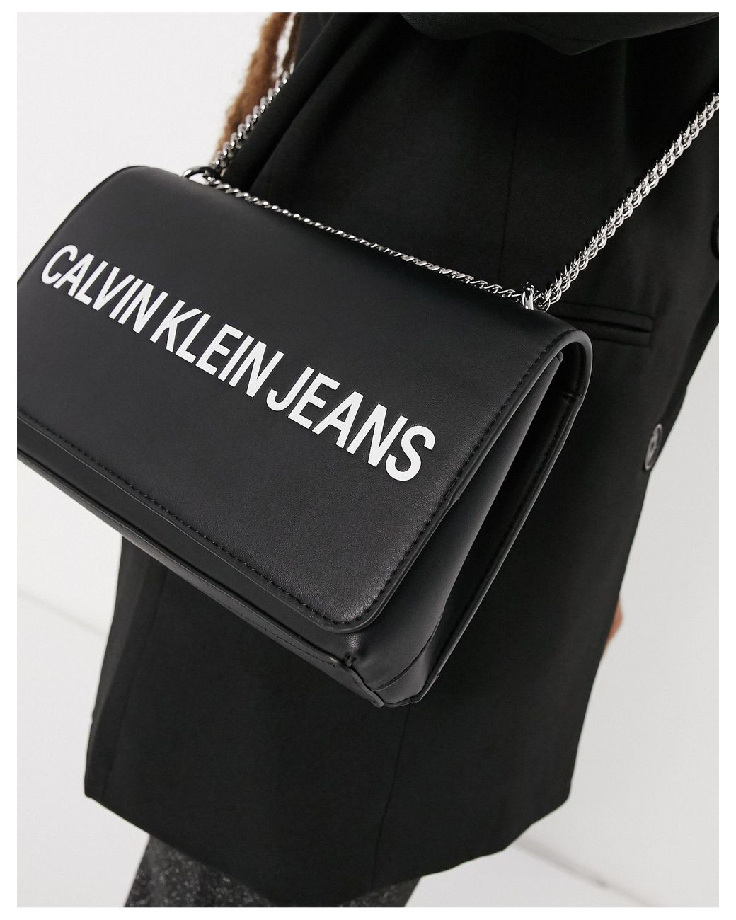 Bolso Calvin Klein de Denim de color Negro | Lyst