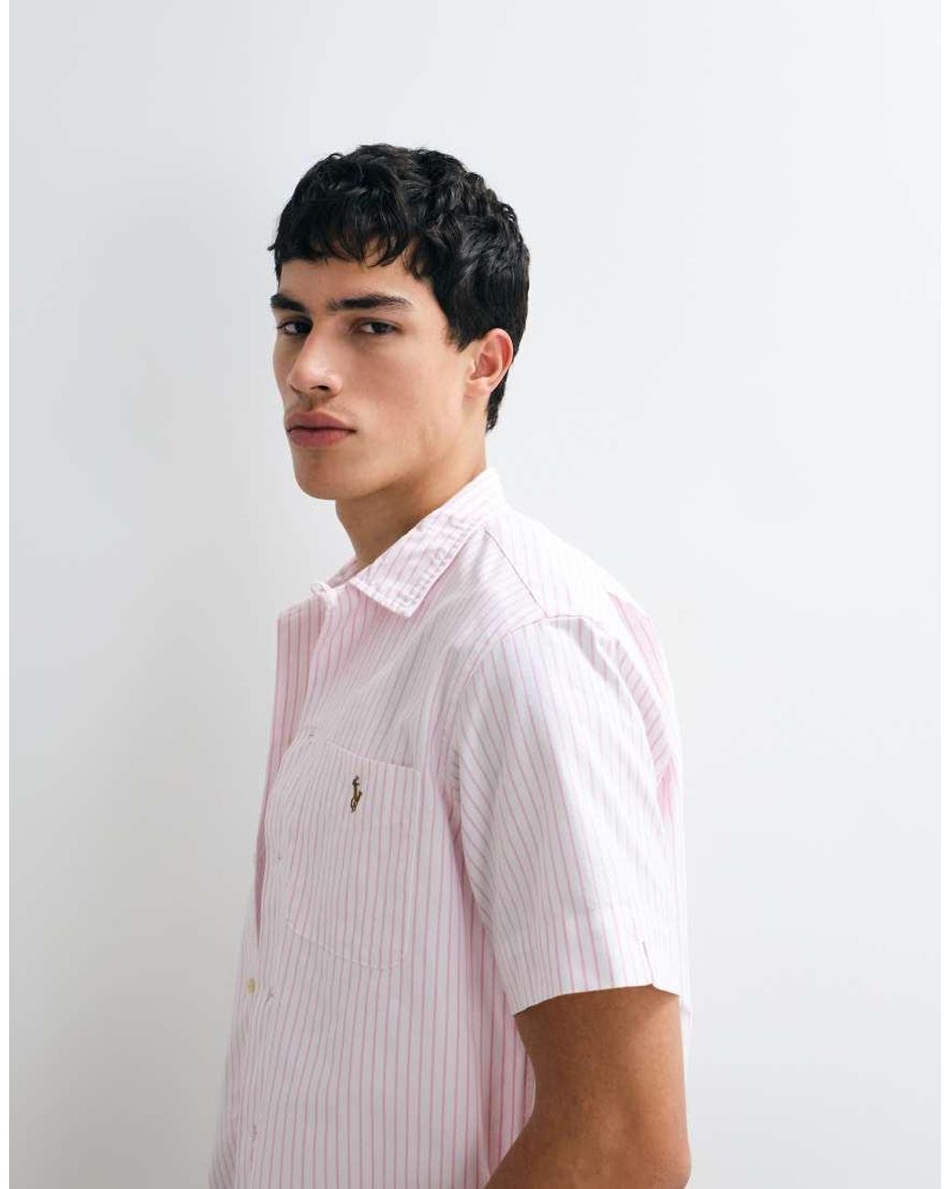Polo Ralph Lauren White Classic Fit Button Up Short Sleeve for men