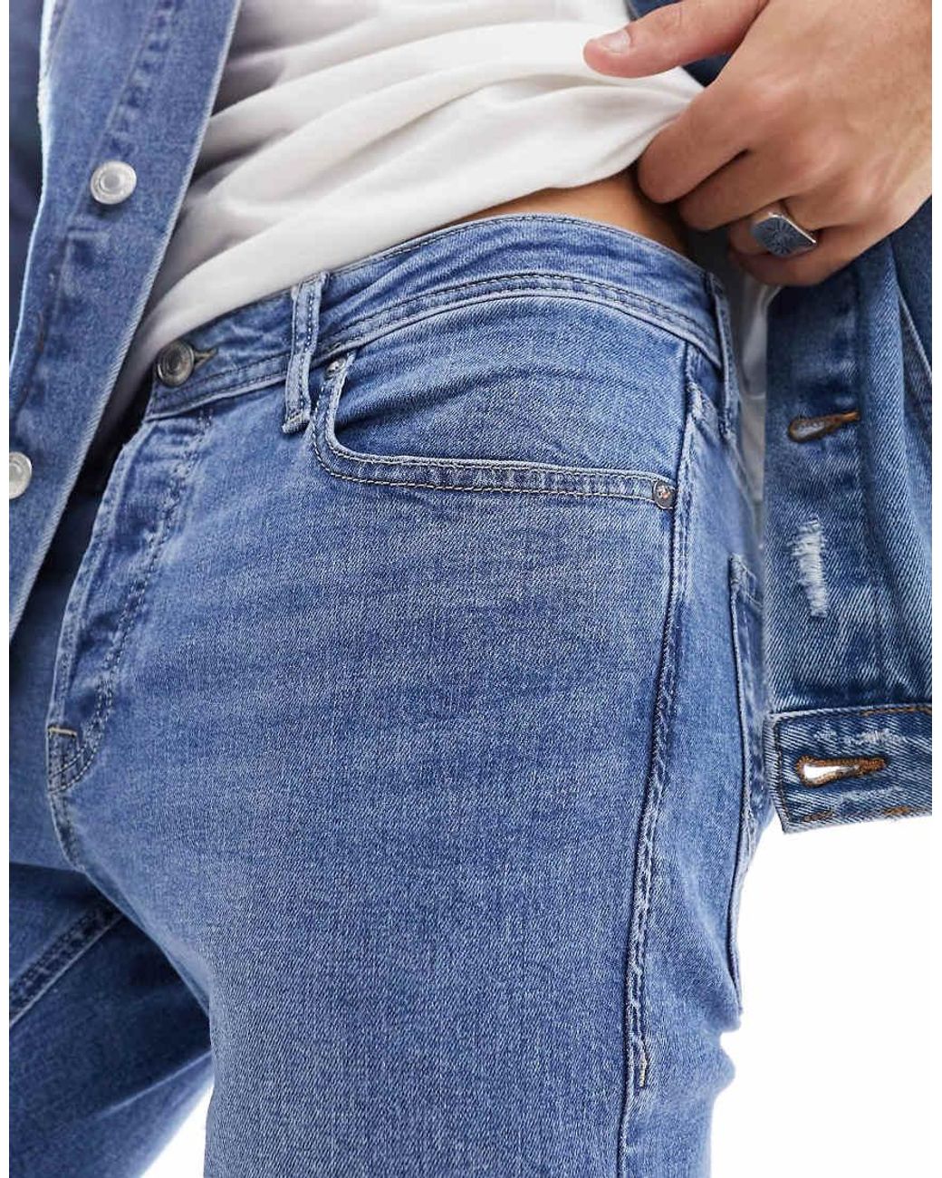 Jack & Jones Blue Essentials Mike Tapered Fit Jean for men