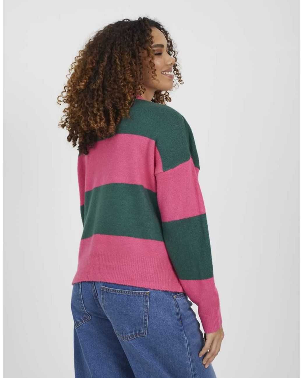 Brave Soul Red Striped Sequin Appliqué Christmas Cardigan