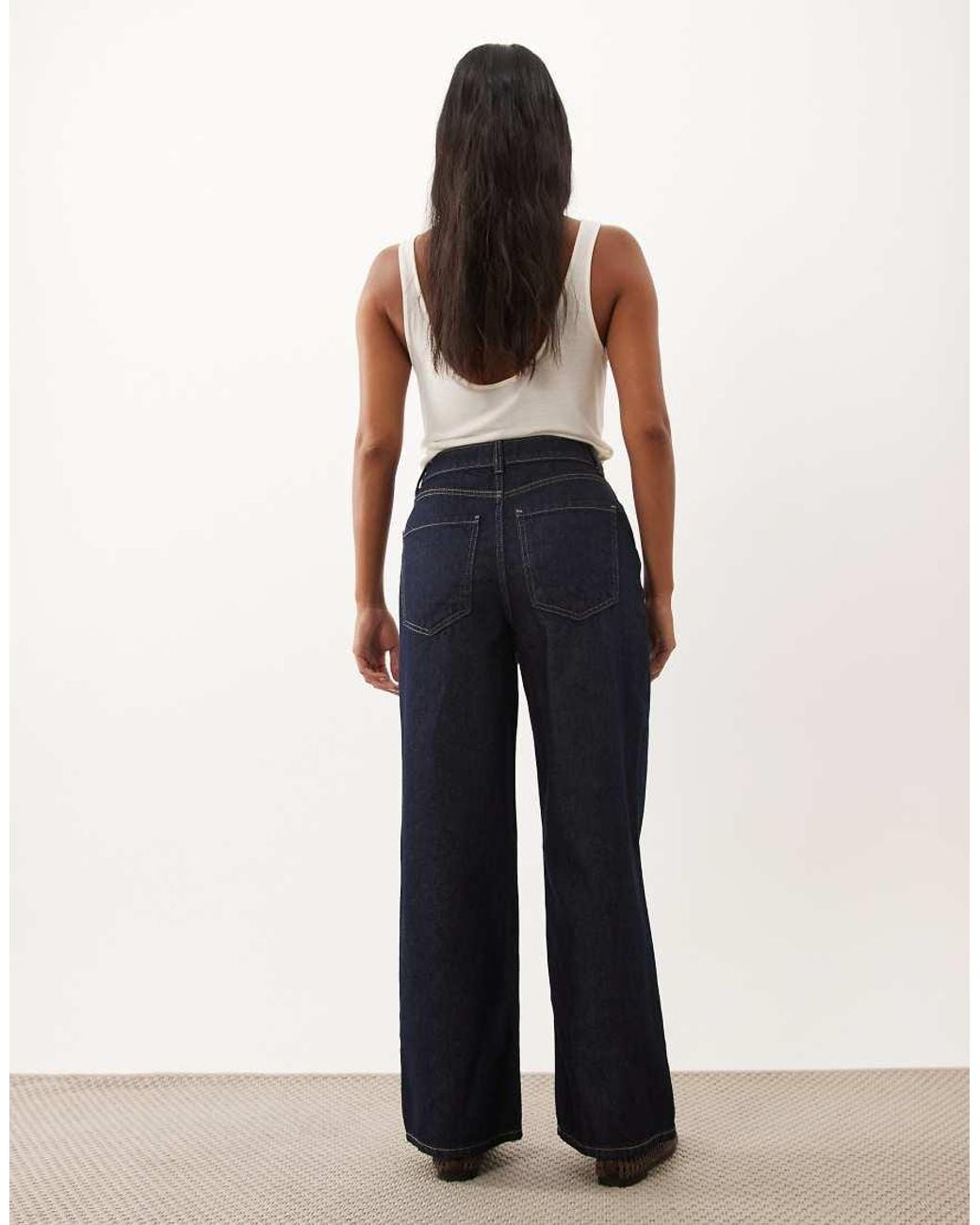 New Look Blue Adalae Wide Leg Jeans