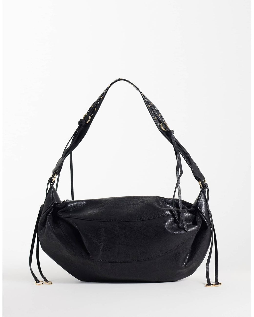 Mango Black Slouchy Handbag