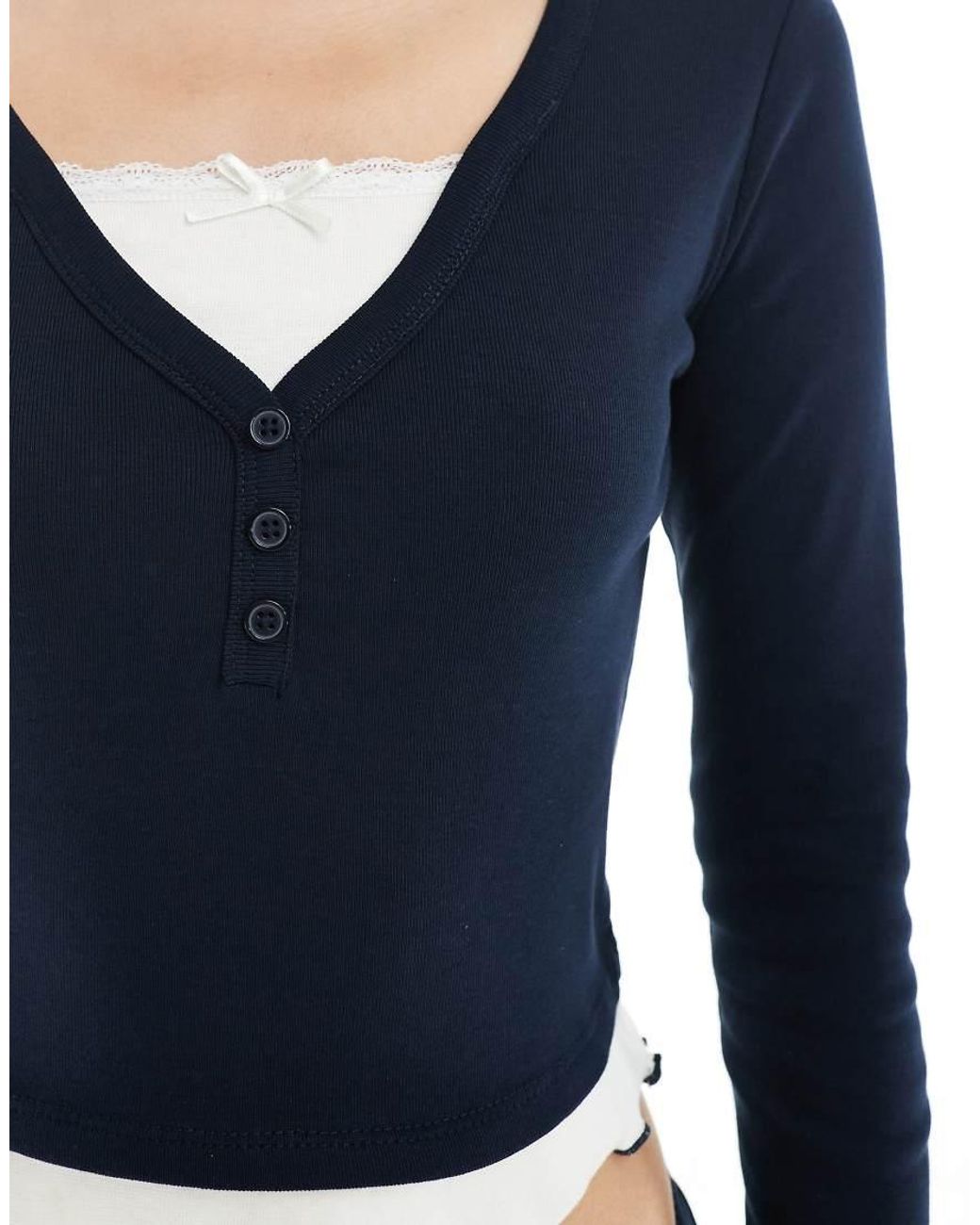 Miss Selfridge Blue 2 In 1 Top Co Ord Set In