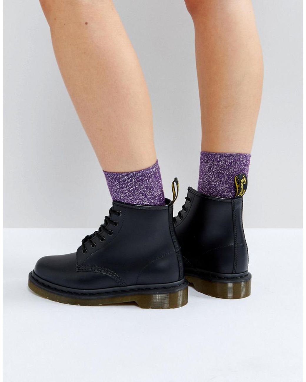 Dr. Martens 101 Smooth Boots in Black | Lyst