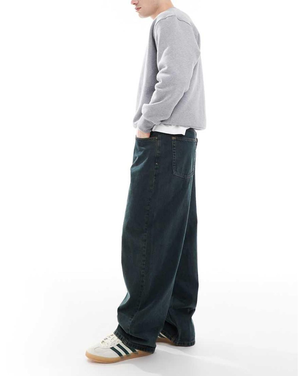 Collusion Blue X001 Antifit Mid Rise Jean for men