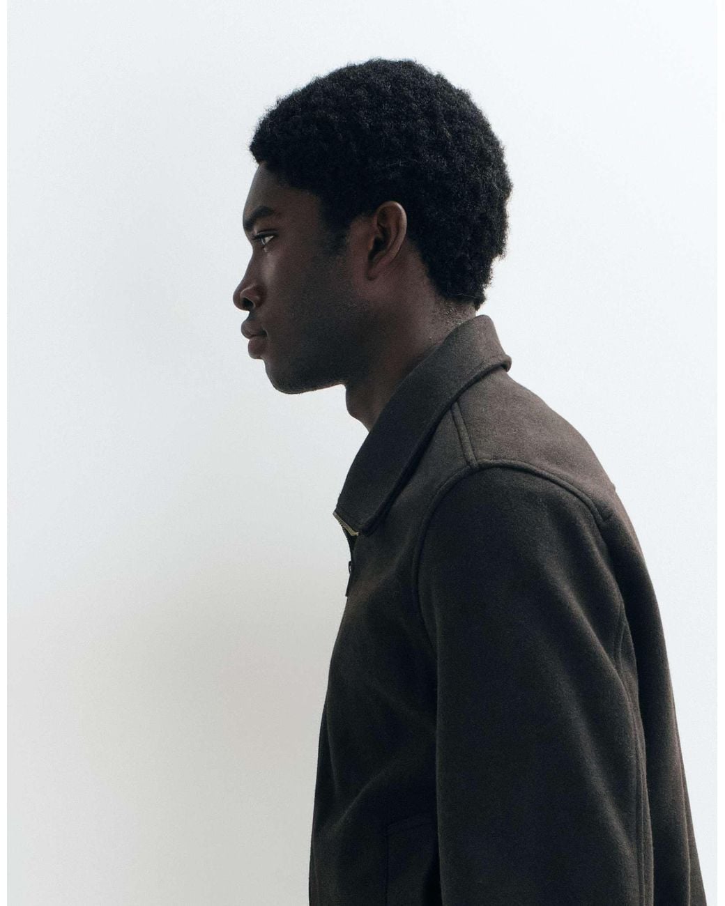 Mango Black Tailored Bomber Jacket for men