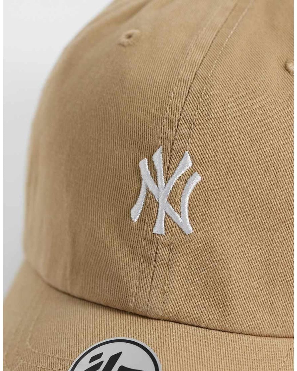 '47 Natural Ny Yankees Mini Logo Clean Up Cap