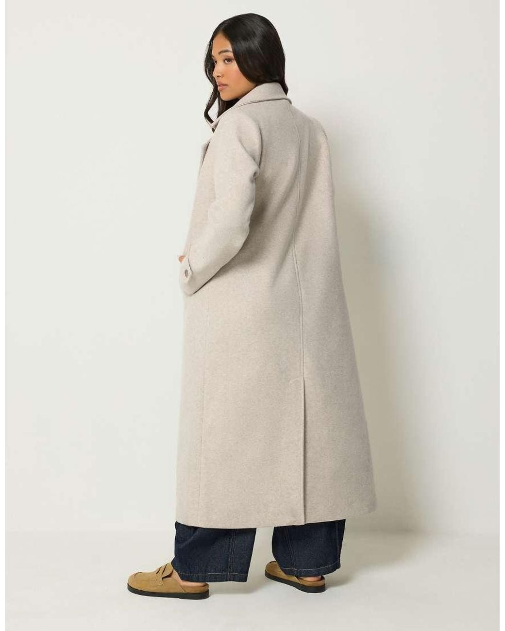 PixieGirl Natural Petite Maxi City Coat
