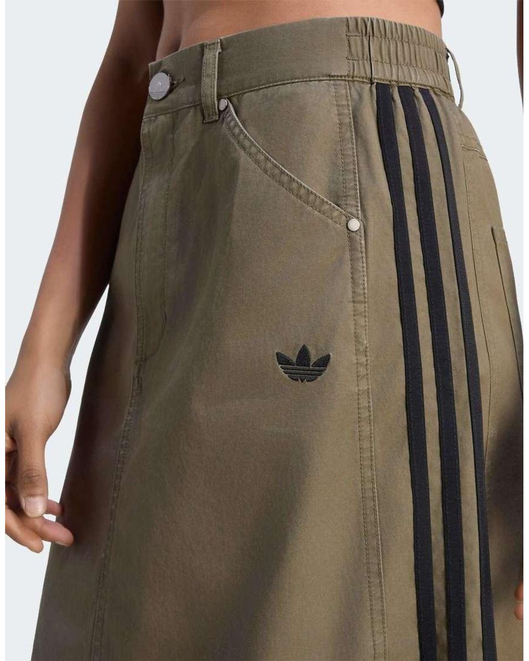 Adidas Originals Green Parachute Skirt