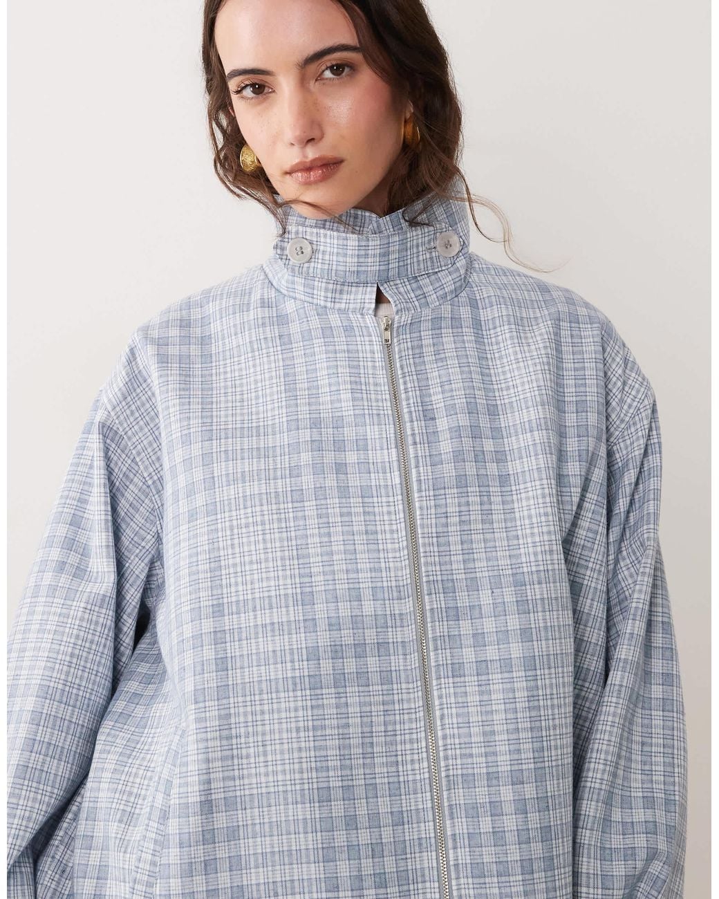 ASOS Blue Casual Harrington Jacket