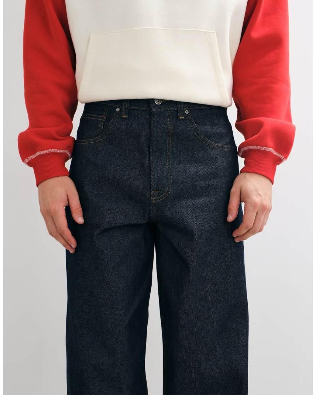 ASOS Blue Loose Jeans for men
