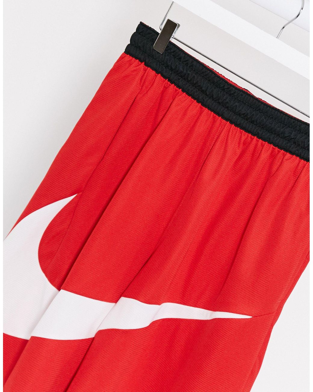 Pantalones cortos en con logo grande Nike Basketball de hombre de color  Rojo | Lyst