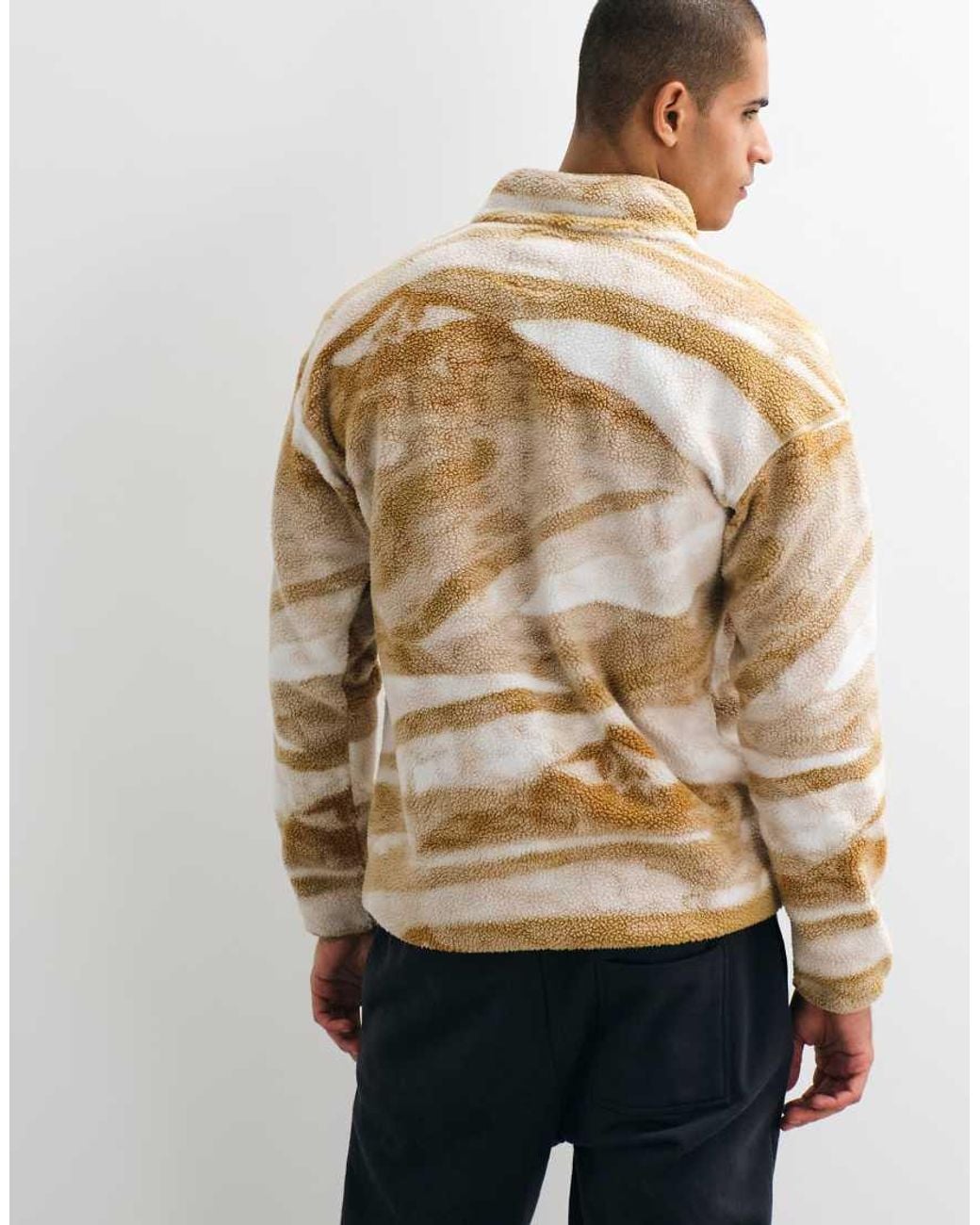 Columbia Natural Helvetia Ii Printed Half Snap Fleece for men