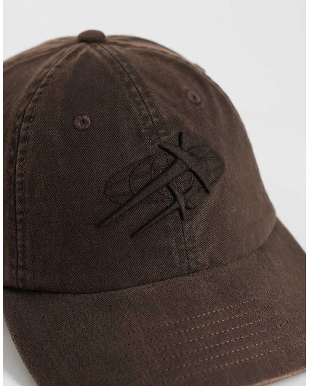 Hollister Brown Graphic Cap for men