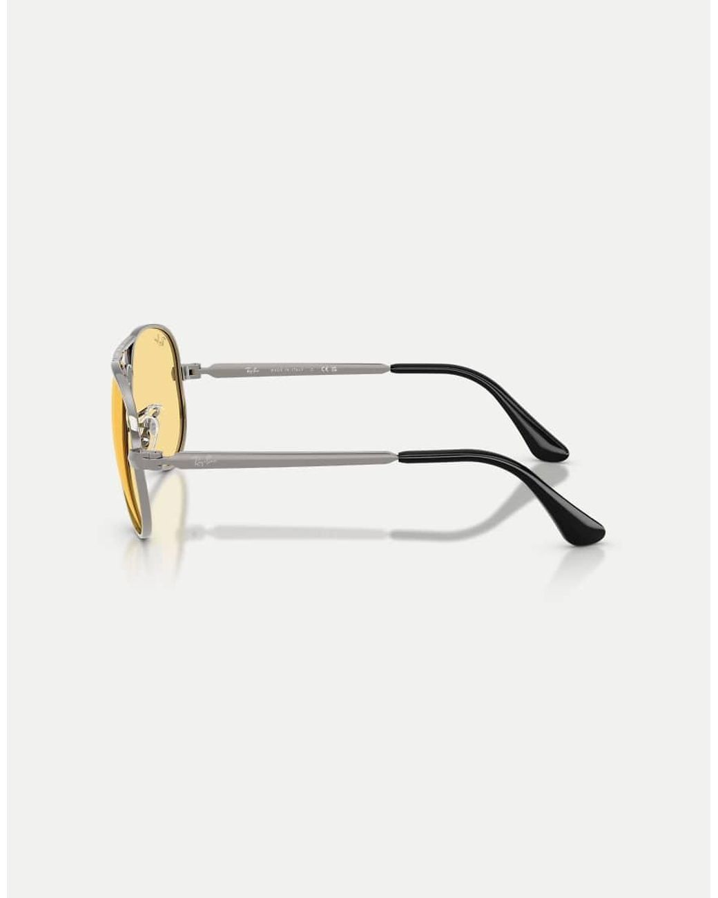 Ray-Ban Metallic Aviator Max Pilot Sunglasses With Lens