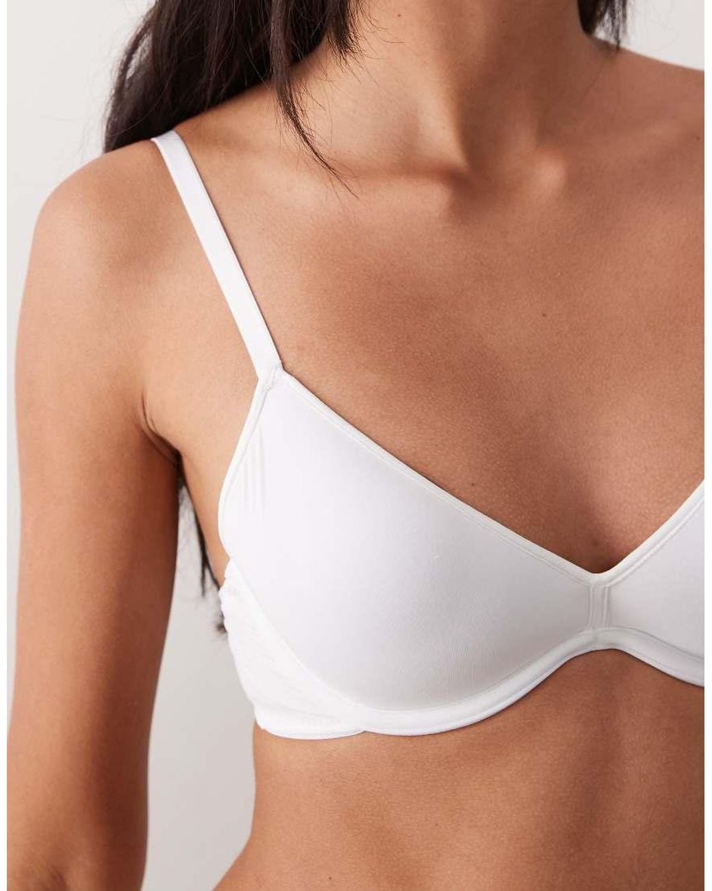 DORINA White Noa Light Padded Plunge Bra